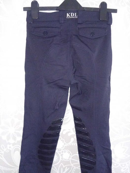 KDL bryczesy - legginsy z silikonowym lejem 134/140