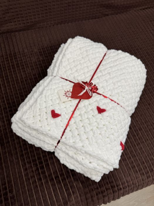 Плед ручної роботи з Alize puffy