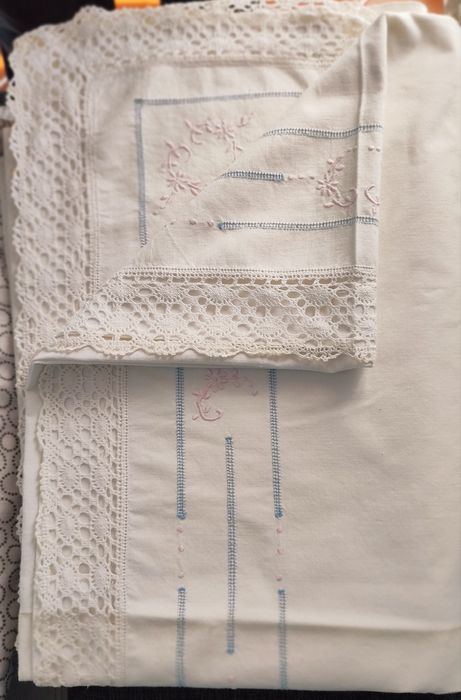 Lençóis  linho antigos