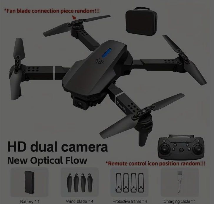 E88 Дрон чорний .