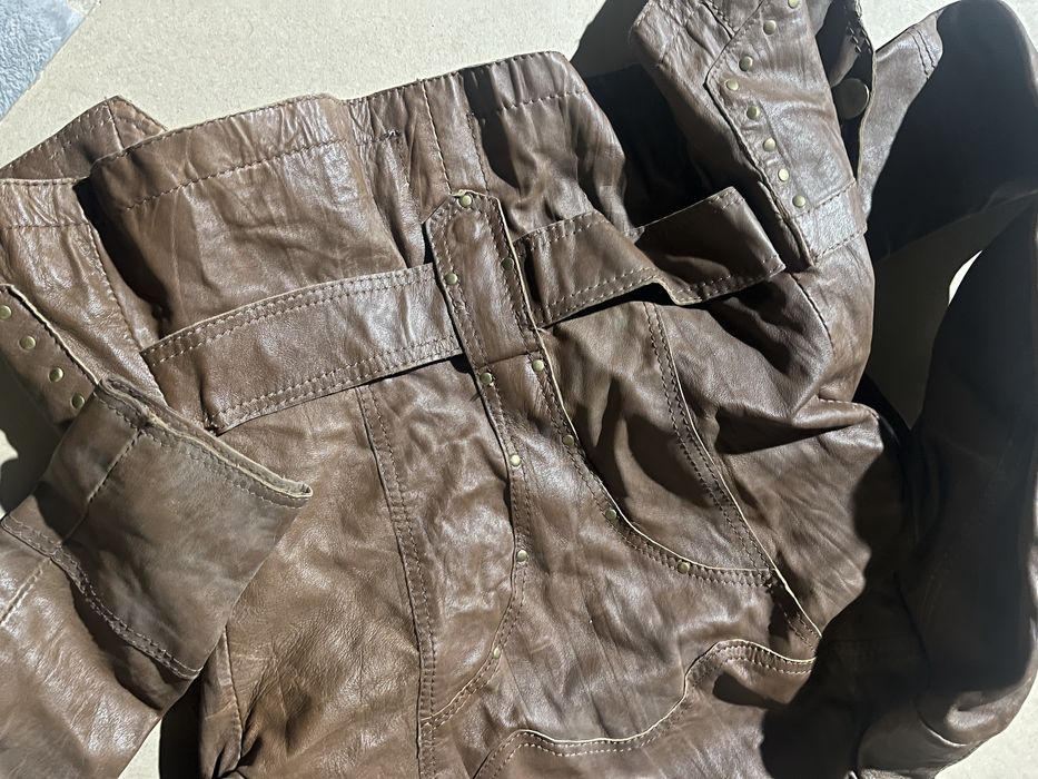 Ретро кожанка 2000х женская