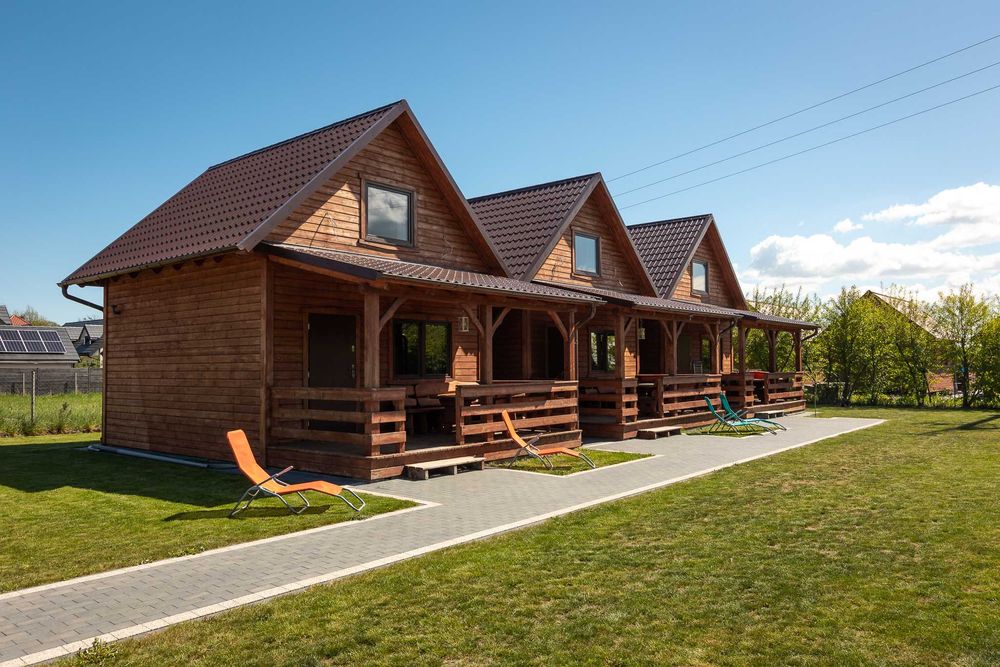 Komfortowe domki drewniane całoroczne Jantar, Święta, Sylwester, Ferie