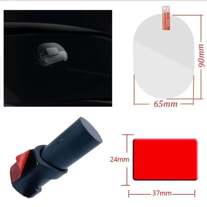 Naklejka Elektrostatyczna Taśma 3M do DDPAI / 70MAI