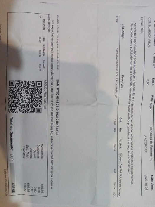 Butija de Oxigenio nao precisa de contrato