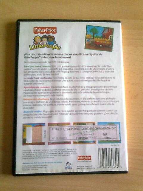 DVD infantil Little People descobre os números