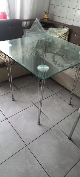 Німецький шкляний стіл