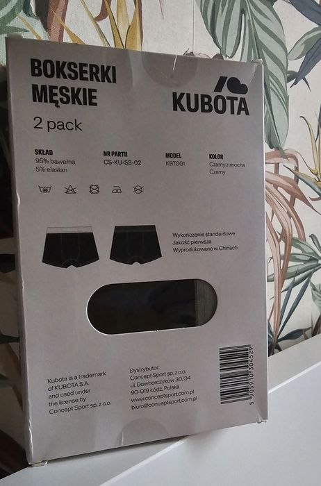 Kubota Bokserki męskie r.M