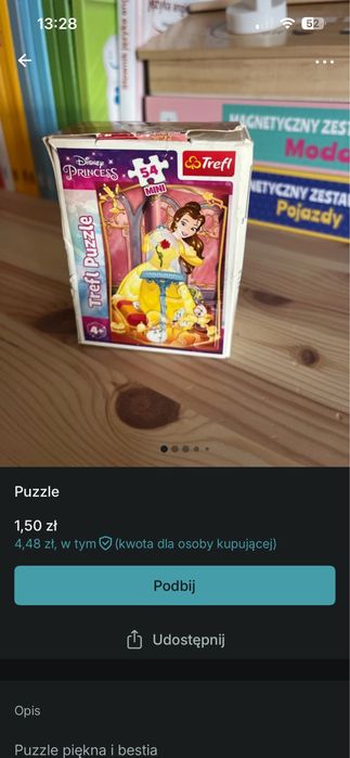 Puzzle piekna i bestia