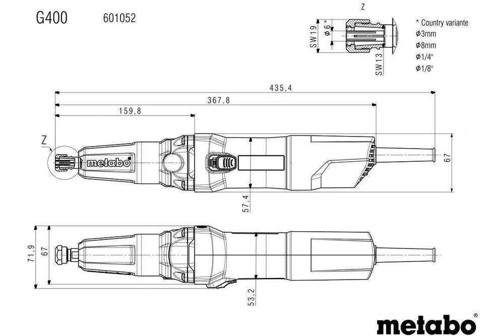 Szlifierka Prosta Metabo G 400