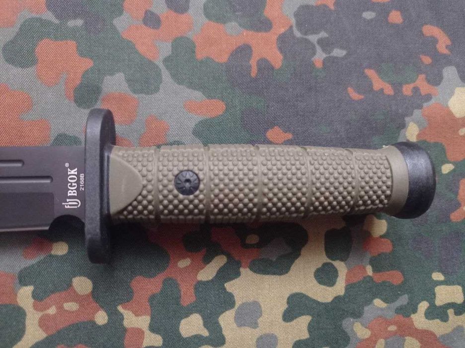 Нож охотничий тактический Black Hawk Bgok 2168B Хаки 30 см,ножны