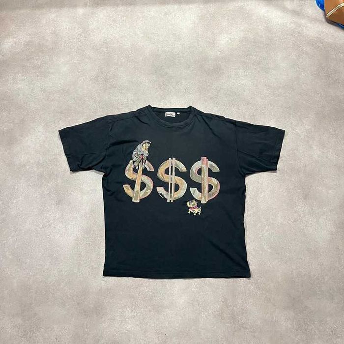 Vintage Koszulka Carlo Colucci Y2K T-Shirt Dolar Money Retro