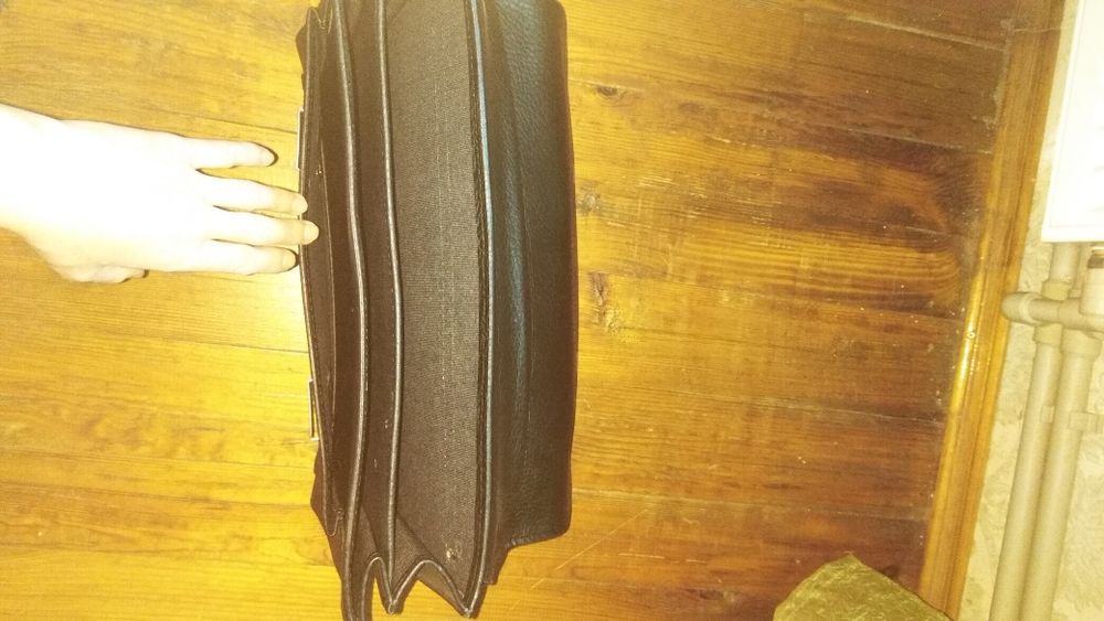 Чоловічий шкіряний портфель СРСР, мужской кожаный портфель СССР