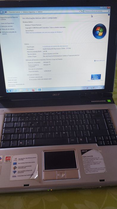 Portátil Acer Aspire 1652LMi