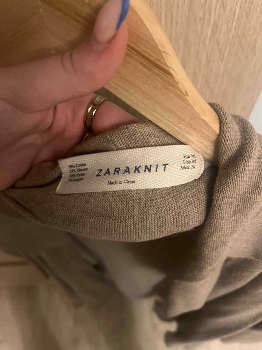 Kardigan/ wdzianko Zara rozm. S/M brązowe
