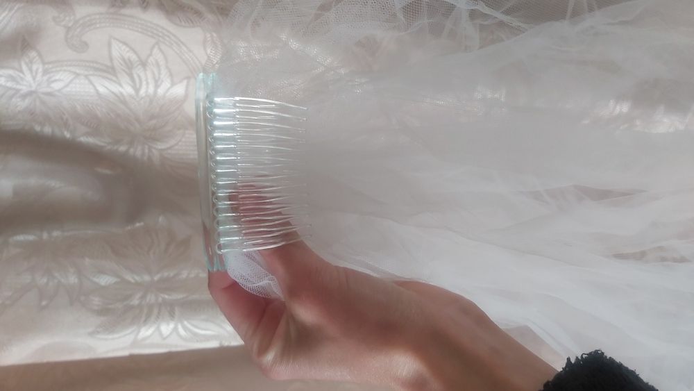 Свадебная фата новая