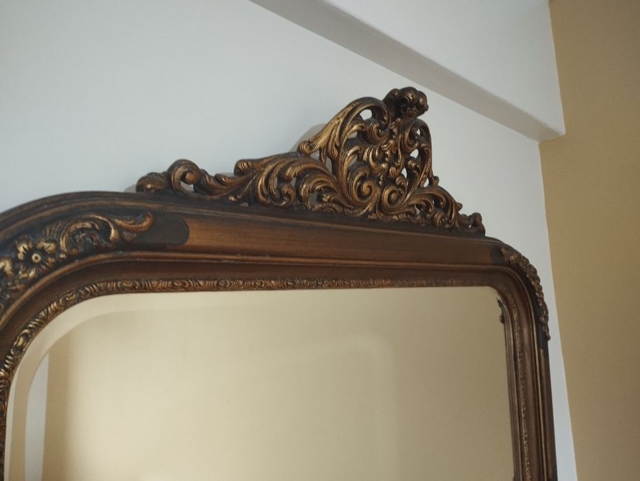 Espelho talha dourada