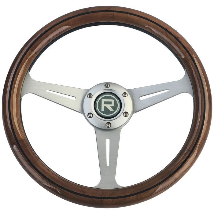 Volante de Madeira Estilo Vintage