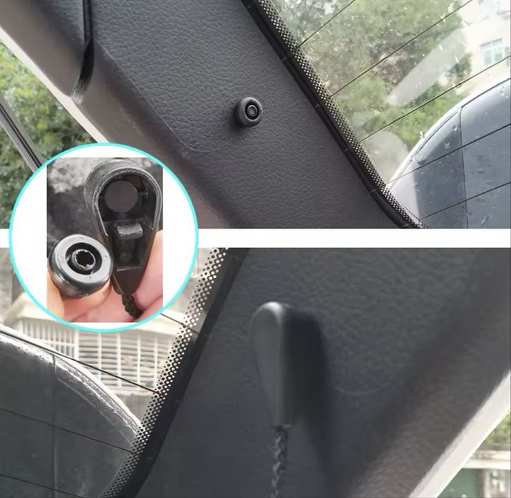 Clips Suporte chapeleira da mala Renault