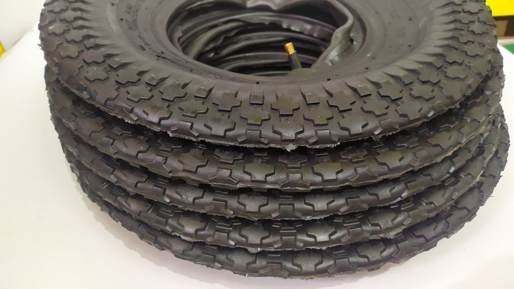 Покришки та Колеса на тачку (3.50-8, 4.00-8). Посилені 6PR. Наложка