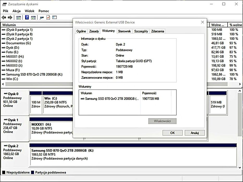 SSD 2TB Samsung 870 QvO