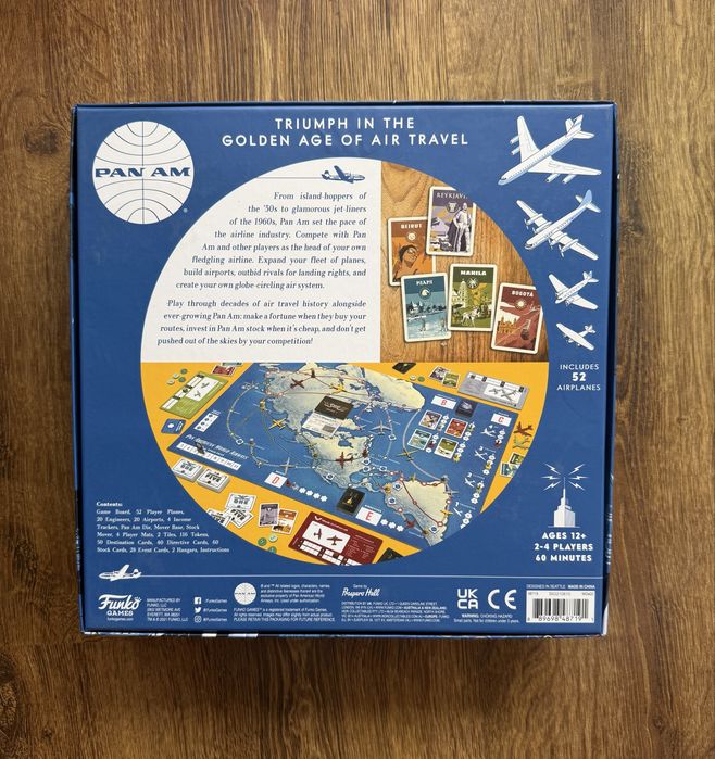 Pan AM gra planszowa