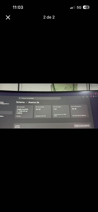 Pcgaming completo ou peças