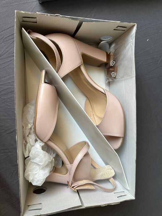 buty KOTYL ślubne nowe skórzane