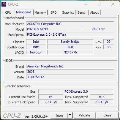 Сет материнка Asus P8Z68-V/GEN3+CPU Intel i5-2500k+RAM 4×2gb(2133мгц)