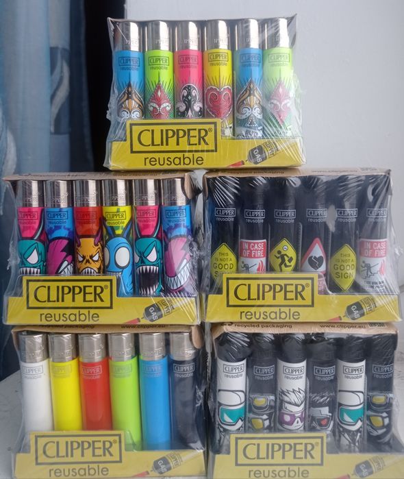 Зажигалки блок 24шт Clipper