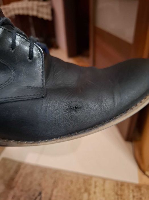 Eleganckie pantofle męskie ze skóry naturalnej rozmiar 43 Białystok