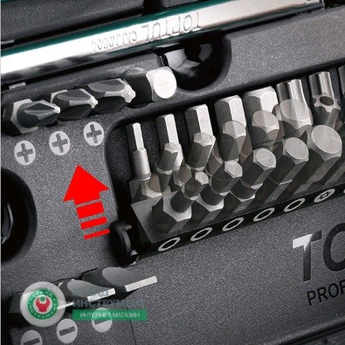 Набор профессионального инструмента TOPTUL GADW4101 1/4"