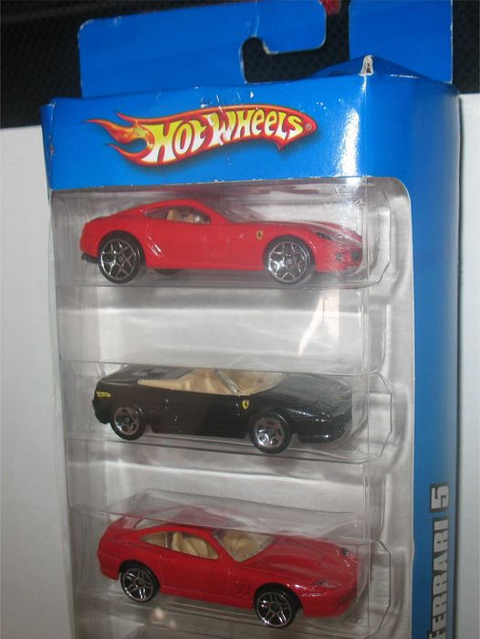 Hot Wheels - Pack de 5 Miniaturas Ferrari (2009)