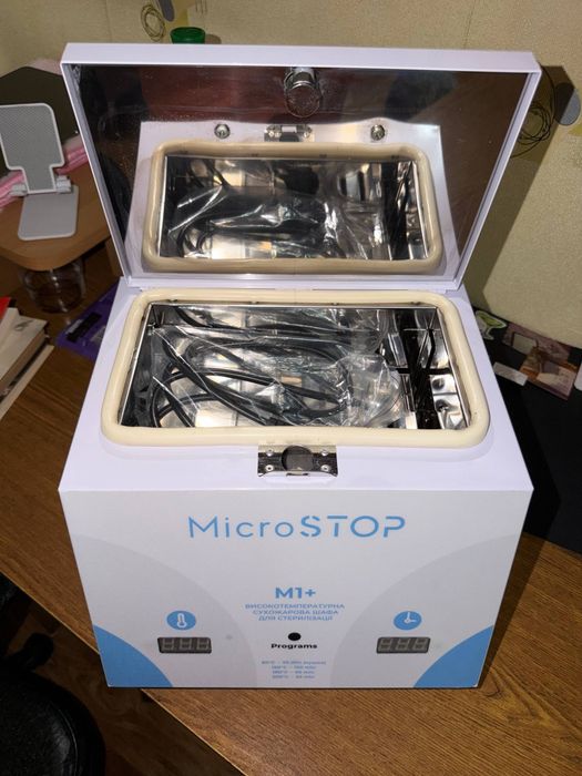 Високотемпературна сухожарова шафа для стерилізації Microstop M1+, с гарантией