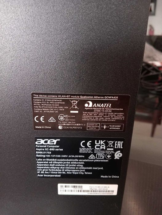 PC Acer Aspire XC-895 | i5 10ª Gen | SSD 256GB | GT 730 | Excelente