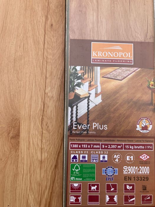 NOWE Panele podłogowe - Kronopol - Dąb antyczny jasny + gratis