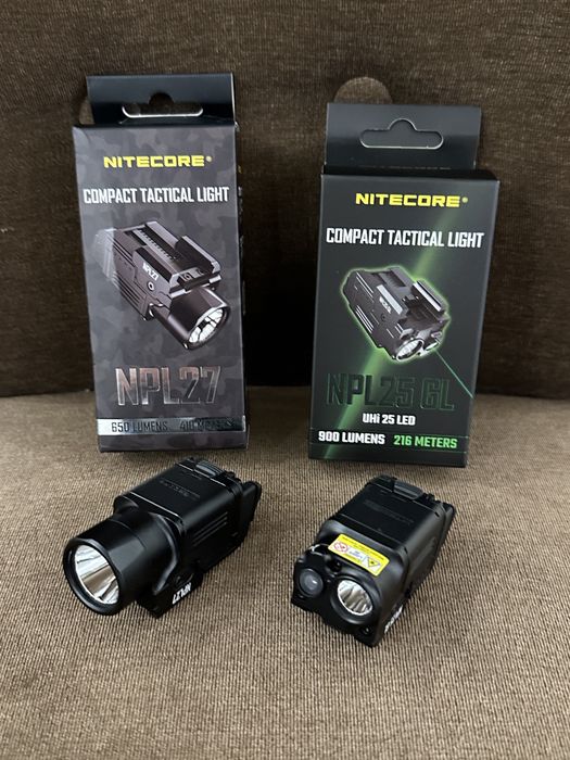 Nitecore NPL25 GL/NPL27 / NPL10/ NPL30 Ліхтар з лазером ЛЦУ