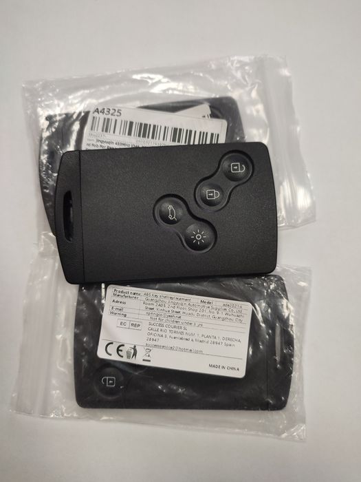 Ключ карты рено меган 3, лагуна 3, сценик 3. С функцией свободные руки