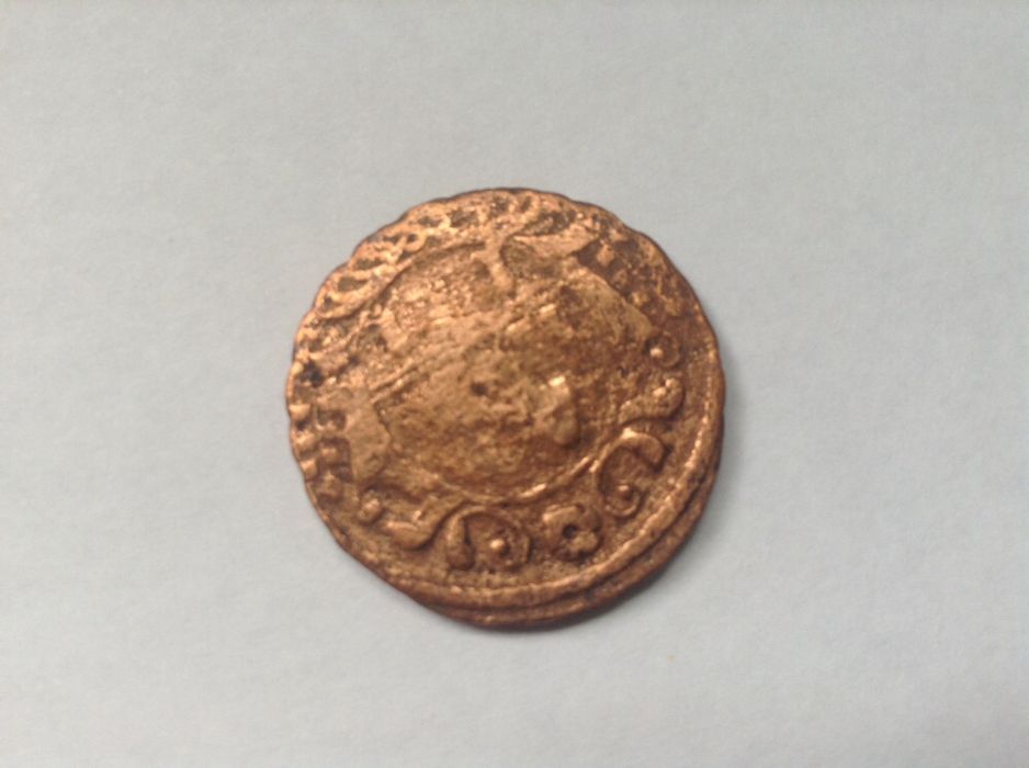 Продам монету империи, медную, денга, времён Елизаветы, ~1737 год