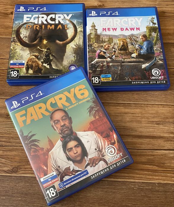 Sony PS4/PS5: UFC 4,FarCry, Dying Light 2, Need for Speed, Wolfenstein