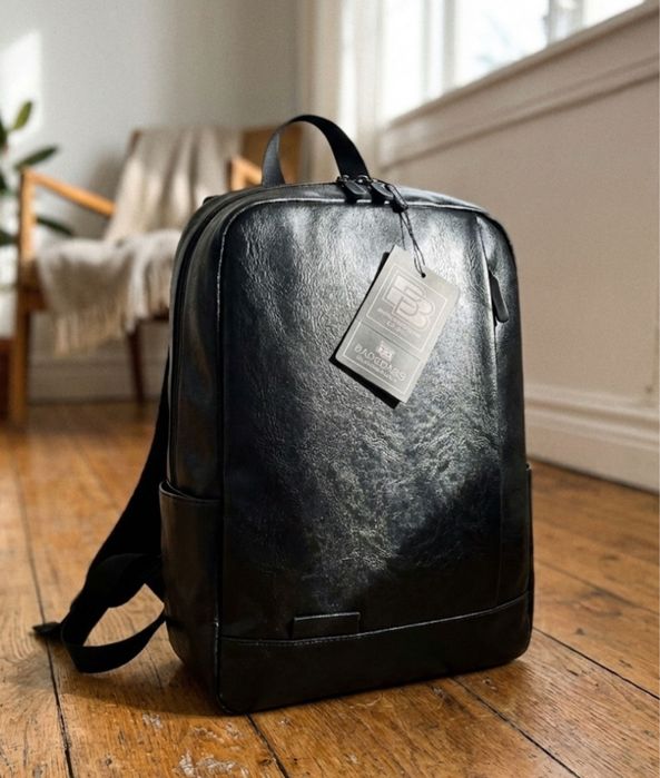 Plecak Podróżny z Eko Skóry Miejski Ryanair Wizzair Torba Bagaż