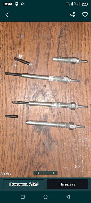 Замена Извлечение сломанных свечей накала дизель демонтаж