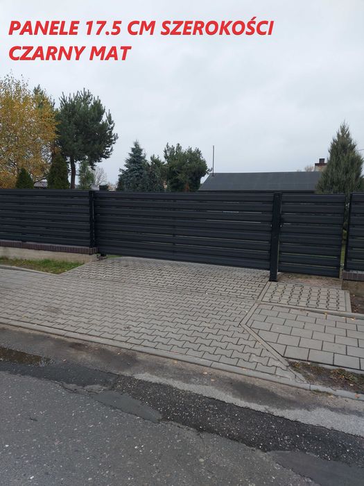 Panel metalowy ogrodzeniowy sztachety 17.5cm szer. Bramy Barierki Prod