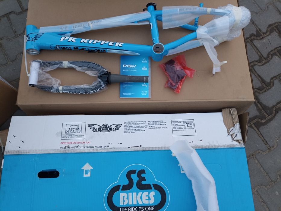 Nowa rama bmx racing Frameset + stery + widelec  Se Bikes Radio
