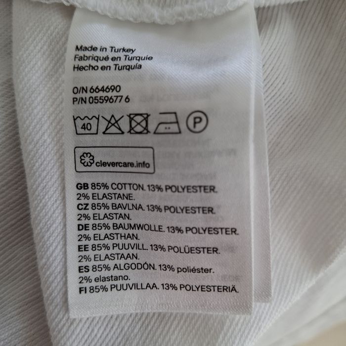 Biała letnia bluzka H&M