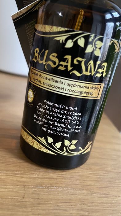 Olejek Busajna 100ml - odżywienie regenaracja suchej skóry - Wrocław