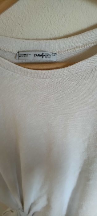 Blusa creme - Zara