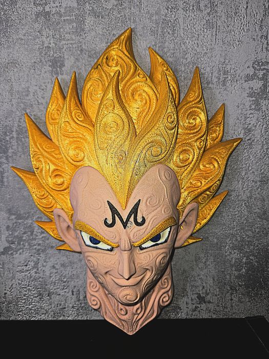 Quadro 3D Majin Vegeta