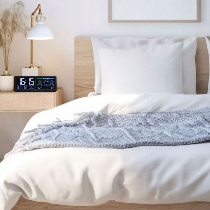 Bezprzewodowa Stacja Pogodowa Z Czujnikiem Zewnętrznym I LCD Budzik