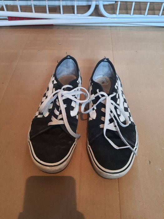 Buty Vans czarno białe