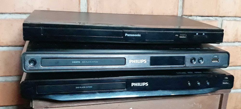 Philips\ Panasonic dvd  проигрыватели  Лот 3 шт с Германии